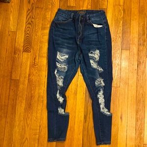 Rue + Curvy High-Rise Ankle Jegging